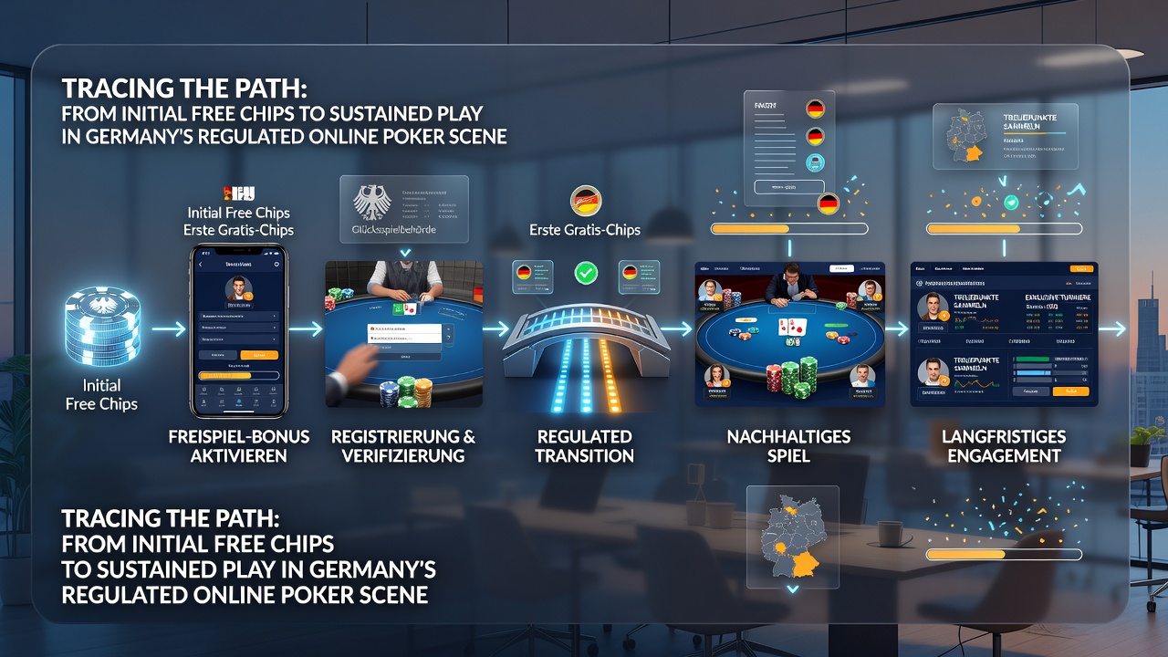 Detailansicht einer Pokeroberfläche mit Loyalty-Programm und gestaffelten Belohnungen auf einer deutschen Plattform